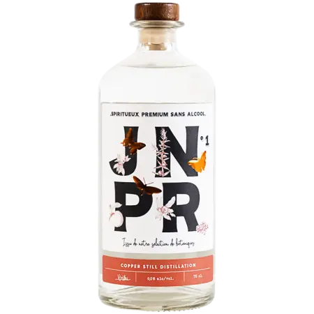 Bouteille JNPR n°1, spiritueux sans alcool et sans sucre 70 cl