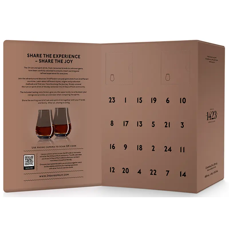 Calendrier de l'Avent 2025 24 Days of Rum 2025 Edition Mocha  Expédition offerte Les 2 cavistes