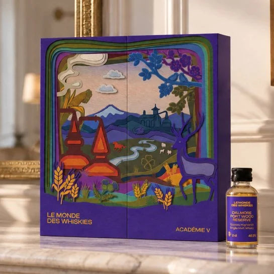 Calendrier de l'Avent Whisky – Coffret 24 Whisky Le Monde des Whiskies Acadamie V Les 2 cavistes