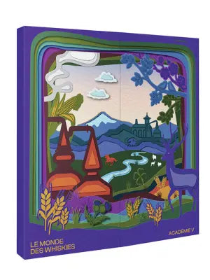 Calendrier de l'Avent Whisky – Coffret 24 Whisky Le Monde des Whiskies Acadamie V Les 2 cavistes
