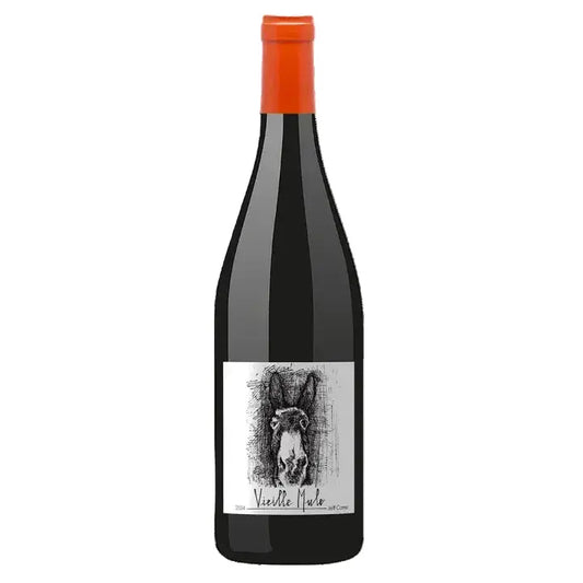 Bouteille de Côtes Catalanes Rouge 2024, Vieille Mule by Jeff Carrel - Les 2 cavistes