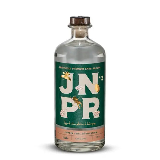 Bouteille JNPR n°2, spiritueux sans alcool gingembre poivre piment 70 cl