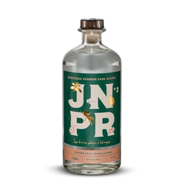 Bouteille JNPR n°2, spiritueux sans alcool gingembre poivre piment 70 cl