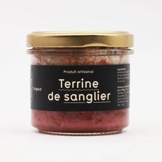 Terrine de sanglier Maison Argaud en bocal de verre de 190 g