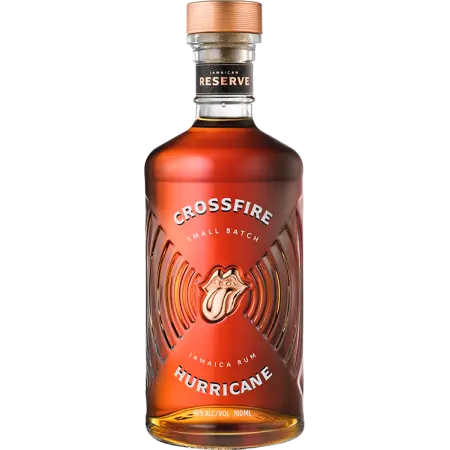 Bouteille de Rhum Crossfire Hurricane Reserve 40% 70cl, rhum de Jamaïque The Rolling Stones